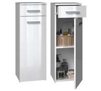 Poteau de salle de bain Nel V DS, blanc brillant