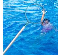 Poteau de sauvetage d'urgence rétractable pour la sécurité de l'eau dans les piscines, les parcs et les plages