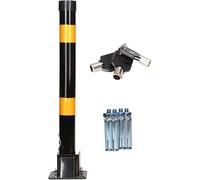 Poteau de sécurité, barrière de stationnement, borne, barrière de Garage avec 4 boulons d'ancrage