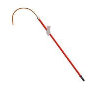 Poteau de sécurité électrique non conducteur, outil d'urgence isolé dans un environnement haute tension, for utilisation dans les sous-stations d'usines(Red,2 meters)