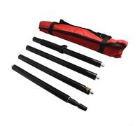 Poteau de sondage en fibre de carbone de 1,8 m pour GPS GNSS Total Station, tige de mesure à 4 sections avec filetage de 5/8", diamètre de 32 mm, compatible avec interfaces GPS multi-marques