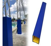 Poteau de soutien extérieur carré enveloppant pour terrain de jeu, protection épaisse sur 4 côtés pour plus de sécurité et de durabilité