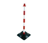 Poteau de support 90cm avec lest 1,5kg rouge/blanc TALIAPLAST - 530305