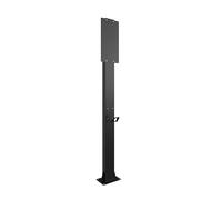 Poteau de Support pour Borne de Recharge pour Véhicules Électriques, Support de Borne de Recharge pour Véhicules Électriques, Compatible avec 90% des Chargeurs du Marché(Black,Large)