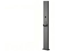 Poteau de Support pour Stations de Charge pour Véhicules Électriques | Support de Sol pour Station de Recharge Résistante aux Intempéries, Organisateur de Recharge Extérieur(Gray)