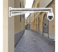 Poteau de Surveillance pour caméra, Poteau de sécurité Universel - Support de Surveillance en Acier Inoxydable pour caméras de Type Canon/Balle/dôme, rallonge résistante aux intempéries de 1