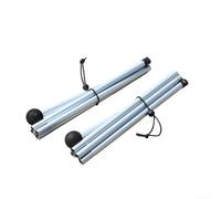 Poteau de tente pliable de 1,6/2 m, pour auvent de plage, auvent de plage, poteaux de tente pliables pour camping, fête, plage en plein air (tête plate 1,6 m)