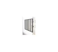 OPTIMUM Poteau de terminaison pour verrière Noir - 108 cm