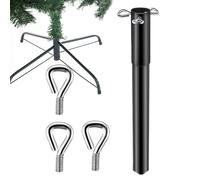 Poteau d'extension de base d'arbre de Noël - Riser d'arbre artificiel en métal multifonction | Élévateur d'arbre artificiel résistant à l'usure pour poteaux d'arbres de 0,5 à 1,25 pouces
