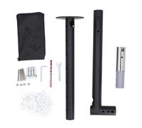 Poteau d'extension de montage réglable pour antenne parabolique, support robuste et solide avec revêtement antirouille, hauteur verticale accrue