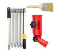 Poteau d'extension de Pinceau, Fixation d'extension de Pinceau | Outil de Peinture d'angle Mural avec Rotation à 180 degrés | Adaptateur de Pinceau avec rallonge pour Chambre à Coucher
