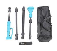 Poteau d'extension de Taille électrique, cisaille à Branches Hautes, Tige télescopique 4 Sections avec Sac de Rangement, 6,56 Pieds, 2 mètres, Bleu