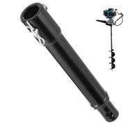 Poteau d'extension de tarière, rallonge de foret tarière en métal 8 pouces facile à installer Extension foret trou en spirale jardin