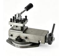Poteau d'outils de tour de 28,3 cm pour tour multifonction, hauteur centrale de 13,6 cm, déplacement de 8 cm, hauteur de fente de 1,6 cm, espacement des trous de montage de 11,6 cm, idéal pour le
