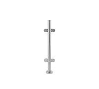 Poteau en Acier Inox Balustrade Partie Centrale 90cm H x 16.4cm L x 9.8cm P