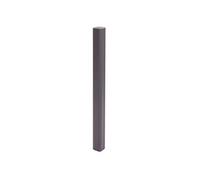 Mendler Poteau en aluminium Sarthe pour clôture WPC – Système enfichable 98 cm, gris