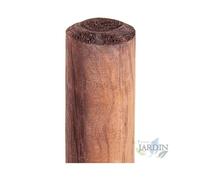 Poteau en bois, Tuteur d'arbre Ø8 cm x 200cm, poteaux bois ronds, palissades, piquets de fixation