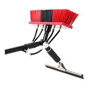 Poteau en fibre de carbone composite alimenté à l'eau, système de serrage rapide pour fenêtres hautes, brosse antidérapante pour panneaux solaires, toit en verre (6,1 m)