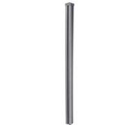 Poteau En Wpc Pour Clôture Sarthe En Wpc, Pilier, Système De Connexion 1,88 Gris Gris