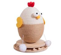 Poteau griffoir pour chats, jouet, exercice physique et mental | Grattoir en forme de coq | Pour petites et moyennes races et grandes races, salon, véranda, balcon, salle à manger, chambre