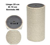Poteau griffoir pour chats Poteau en sisal 15 cm Ø - Sisal - Longueur 25 cm