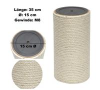 Poteau griffoir sisal 15 cm Ø Longueur 35 cm