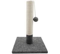 Poteau griffoir - TYROL - 404113 - Simple - Gris et blanc - 42cm