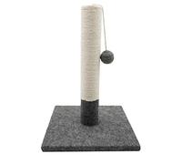 Tyrol Pet Supplies Poteau griffoir TYROL 404113 Simple Gris et blanc 42 cm
