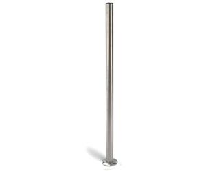 Poteau H.100mm avec tube soudé Ø42.4 x 2 mm INDIA inox 304 - E0042