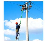 Poteau isolé Haute Tension, adapté à diverses opérations électriques extérieures, Un Outil spécial pour Les sous-Stations (3 Sections, 118/9,8 Pieds).