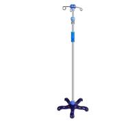 Poteau IV avec roues 150-200 cm, support de sol for perfusion télescopique avec 4 crochets, support de sac IV Portable support perfusion