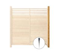 Poteau pare-vue en bois HOME DELUXE SOMA - 180 x 180 cm 1 poteau inclus dans la livraison