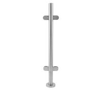 Poteau Pièce Centrale de Garde-Corps Balustrade En Acier Inoxydable de 110 cm