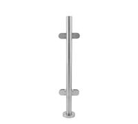 Poteau Pièce Centrale de Garde-Corps Balustrade En Acier Inoxydable de 90 cm