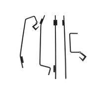 Poteau pliable pour lampe de poche, support de lampe torche de camping | Support de lumière pliable pour lanterne | Piquet d'éclairage au sol portable avec sac de rangement pour