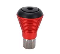Poteau positif tige de selle de vélo pliante arrêt de champignon galvanoplastie finition miroir bloc de tige de selle de vélo pliable en acier allié d'aluminium usiné CNC (Rouge)