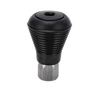 Poteau positif tige de selle de vélo pliante arrêt de champignon galvanoplastie finition miroir bloc de tige de selle de vélo pliable en acier allié d'aluminium usiné CNC (Noire)