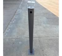 Poteau pour Caméra de Sécurité Support de Fixation pour Caméra de Vidéosurveillance, Pied au Sol pour Caméras de Surveillance, Poteau pour Moniteur Résistant aux Intempéries(Dark Grey,1.2m/3.9ft)