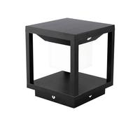 Poteau solaire de jardin avec capteur V-TAC 2W LED noir IP65 VT-11022-B 90lm