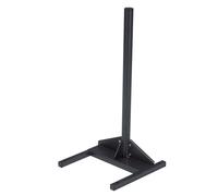 Poteau sur socle anthracite pour support sac poubelle