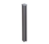 Poteau Wpc Sarthe-Clôture Wpc, Poteau Pilier, Système Enfichable 98cm, Gris Gris