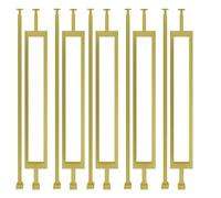 Poteaux carrés de Baluster d’escalier, Balustres d'escalier en fer forgé doré 3x3cm Hauteurs 85-95cm Conditionnement plusieurs tailles(H 85cm,5 pcs)