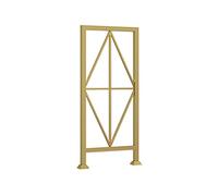 Poteaux carrés de Baluster d’escalier, Balustres d'escalier en fer multicolore, 5 styles for intérieur et extérieur(Gold,Style1)