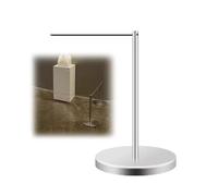 Poteaux Courts For Exposition Automobile, Ensemble De BarrièRes, Poteaux De ContrôLe Des Foules De 45,7 Cm Avec Cordon éLastique For MuséEs Et Expositions D'Art