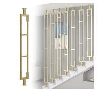 Poteaux de balustre d'escalier carrés, balustrade d'escalier montée du sol au plafond, hauteur personnalisée pour couloirs d'escalier et séparateur de salon