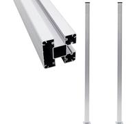 Poteaux de clôture 2 pcs. Aluminium 185 cm