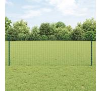 Poteaux de clôture 5 pcs Vert 80 cm Acier vidaXL