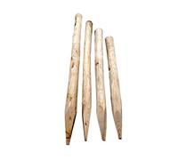 Poteaux de clôture en Bois de Châtaigne - Poteaux Ronds, pour clôtures de tronçonneuses, poteaux en Bois - Clôture en Bois Naturel 100 cm Naturel