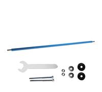 Poteaux de Filet de Trampoline, Poteaux de Clôture pour Cadre de Trampoline, Barres de Rechange avec Mousse et Capuchons, Poteauxs D'enceinte de Remplacement pour Trampolines