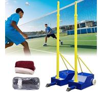 Poteaux de filet réglables avec roues, très résistants pour une utilisation en intérieur et en extérieur, adaptés pour adultes et enfants dans différents environnements